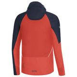 GoreWear R7 Partial Gore-Tex Men's Running Jacket - Fireball/Orbit Blue