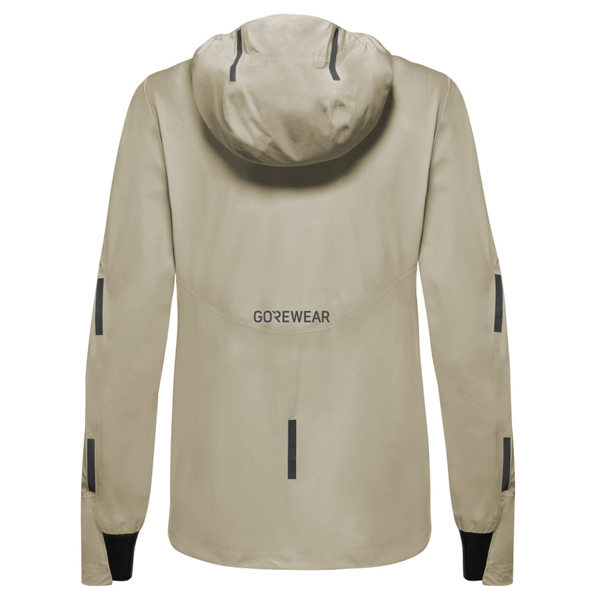GoreWear Concurve Gore-Tex Women's Running Jacket - Tech Beige