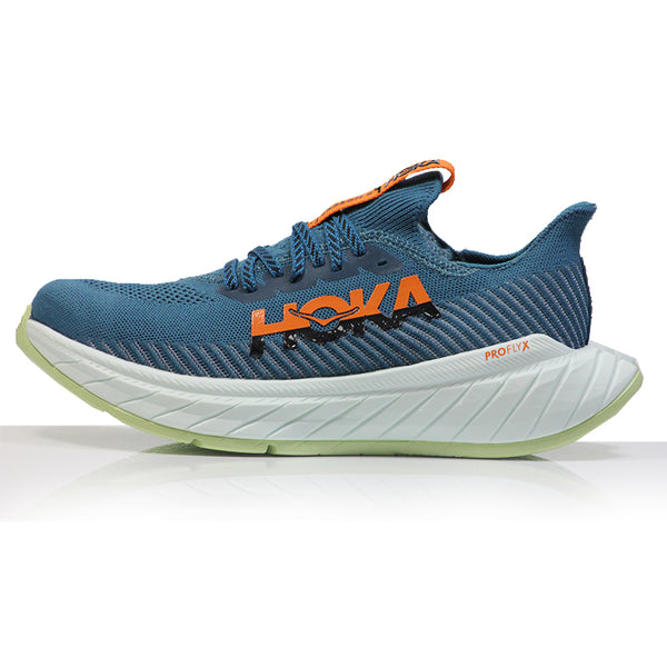 Hoka One One Carbon X Men's Running Shoe Blue Coral/Black
