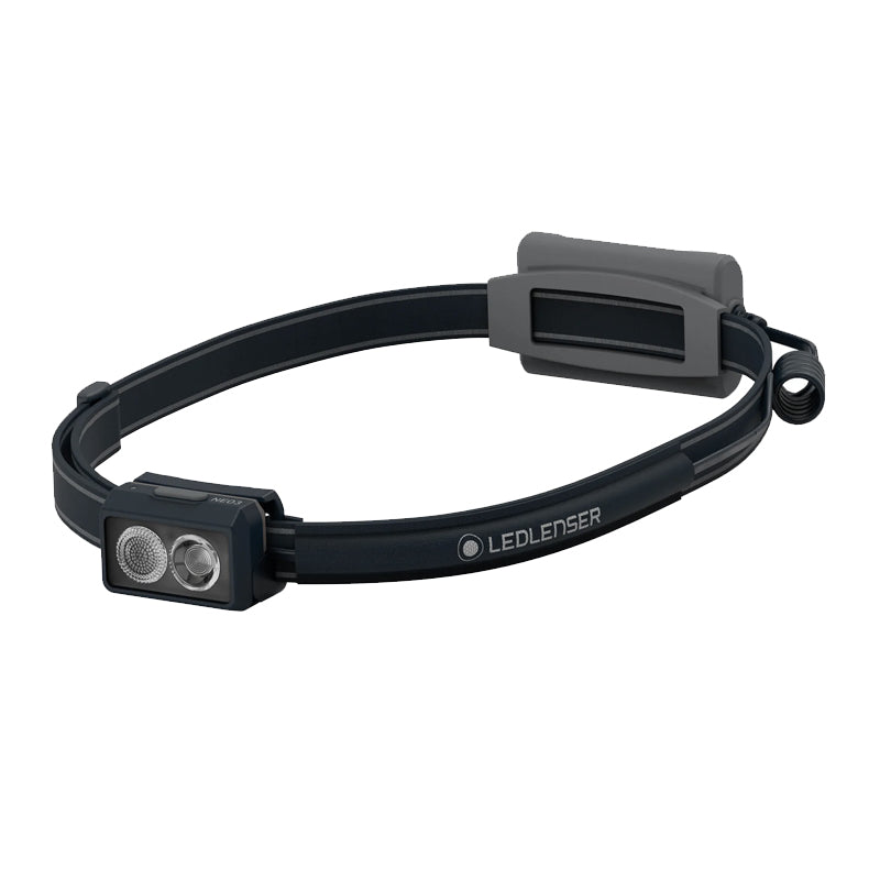 Ledlenser NEO5R With Chest Strap Head Torch - Grey/Black