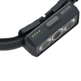 Ledlenser NEO9R Head Torch With Chest Strap - Grey/Black