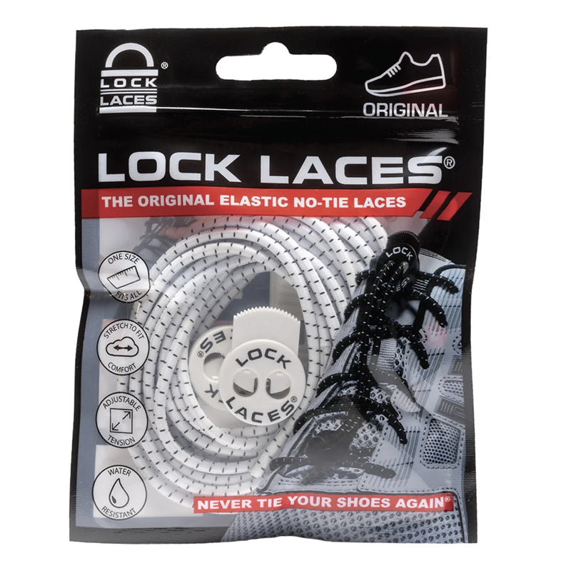 Lock Laces - White/White