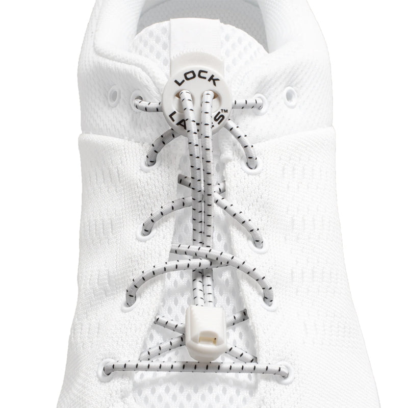 Lock Laces White/White – The Running Outlet