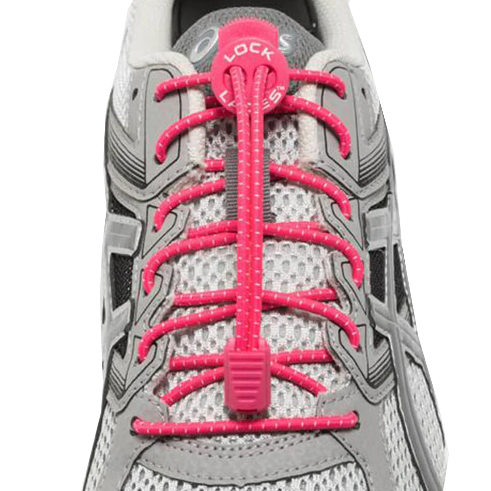 Lock Laces - Neon Pink