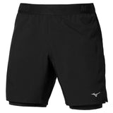 mizuno mens Core 7.5 inch 2in1 short  J2GBD006 09 Front