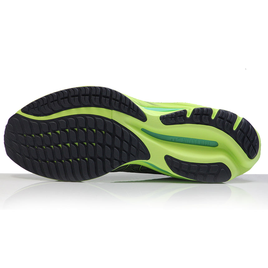 Mizuno Wave Rider 26 Men's Running Shoe - Ultimate Grey/Neo Lime/Ebony