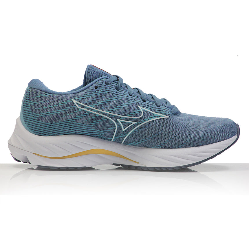 Mizuno Wave Rider 26 Women's Running Shoe - Mountain Spring/White/Flax