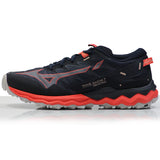 Mizuno Wave Daichi 7 Women's Trail Shoe - Night Sky/Quicksilver/Hot Coral