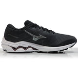 Mizuno Wave Inspire 18 Women's Wide Fit Running Shoe - Black/Silver/Ebony