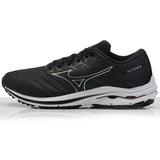 Mizuno Wave Inspire 18 Women's Wide Fit Running Shoe - Black/Silver/Ebony
