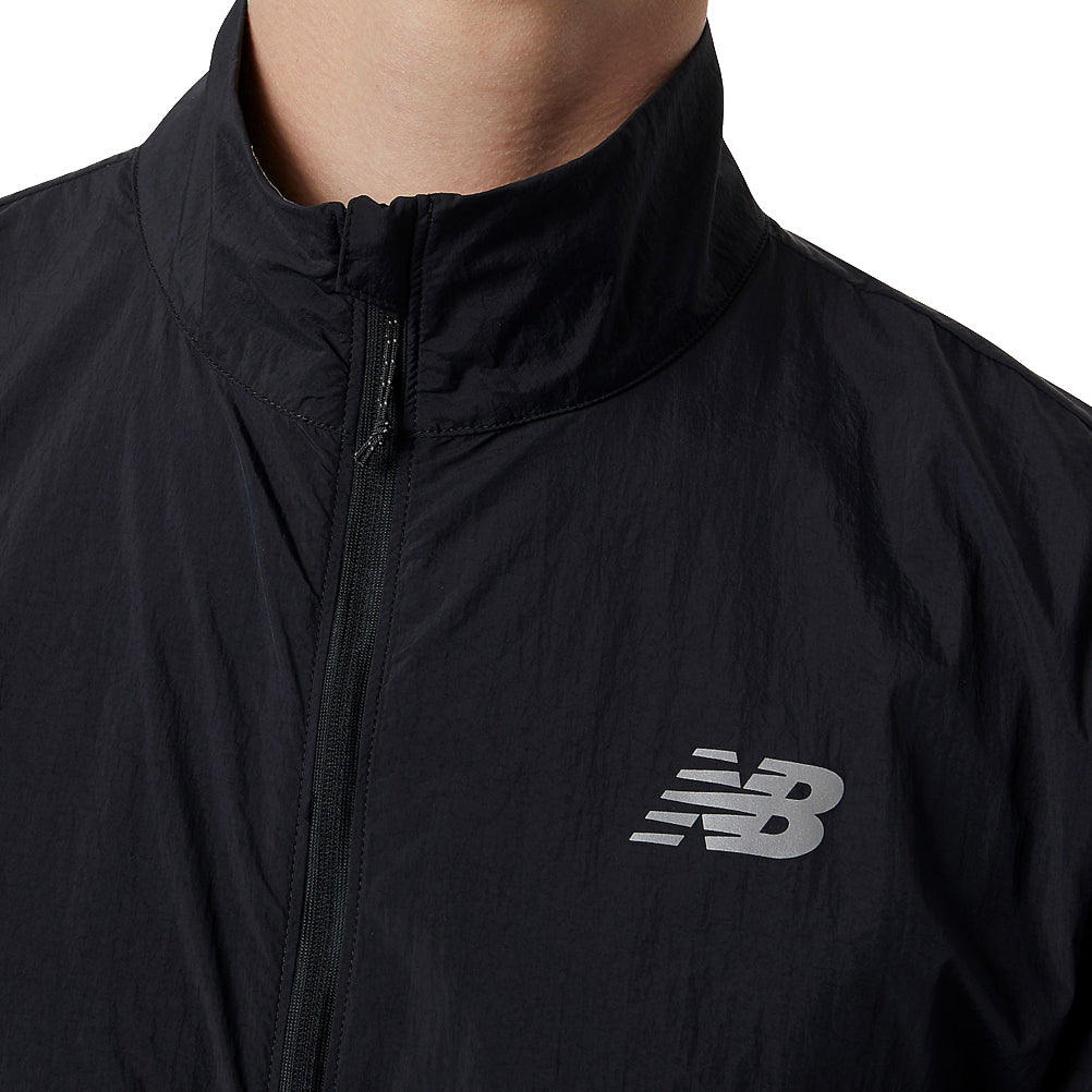 New Balance Impact Run Packable Men's Running Jacket Black – The