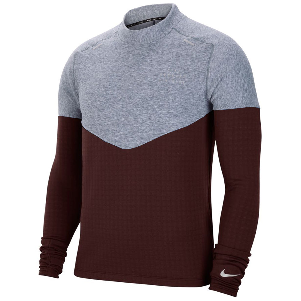 nike sphere run division wool running top