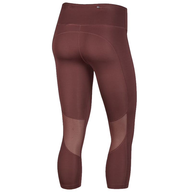 Nike Fast Women's Crop Running Tight Dark Wine/Reflective Silver