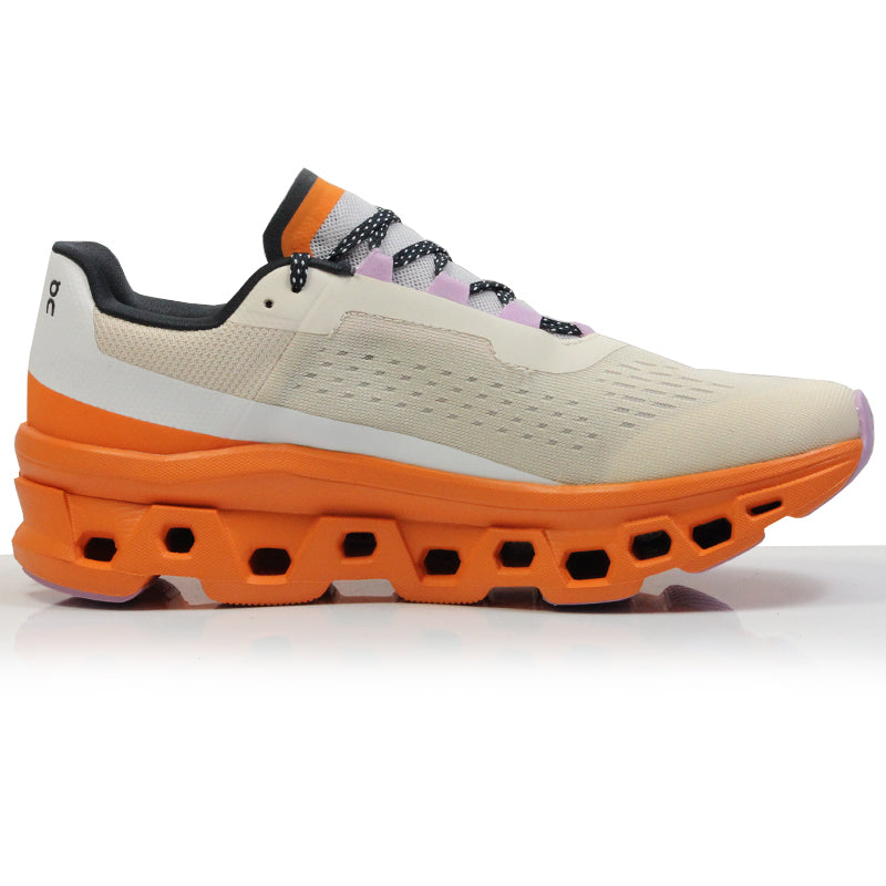 On CloudMonster Women's Running Shoe - Fawn/Turmeric