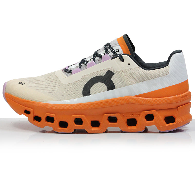 On CloudMonster Women's Running Shoe - Fawn/Turmeric