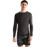 On Running Performance Lumos Long Sleeve Men's Running Tee - Black/Iron