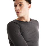 On Running Performance Lumos Long Sleeve Men's Running Tee - Black/Iron