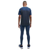 On Running Performance Short Sleeve Men's Running Tee - Denim/Navy
