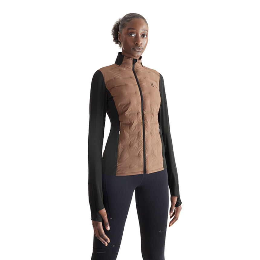 On Running Climate Women's Running Jacket - Cocoa/Black