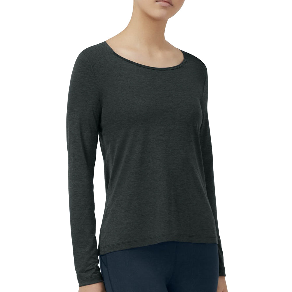 On Running Performance Long Sleeve Women's Running Tee - Black
