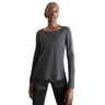 On Running Performance Lumos Long Sleeve Women's Running Tee - Black/Iron