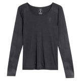 On Running Performance Lumos Long Sleeve Women's Running Tee - Black/Iron