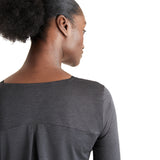 On Running Performance Lumos Long Sleeve Women's Running Tee - Black/Iron