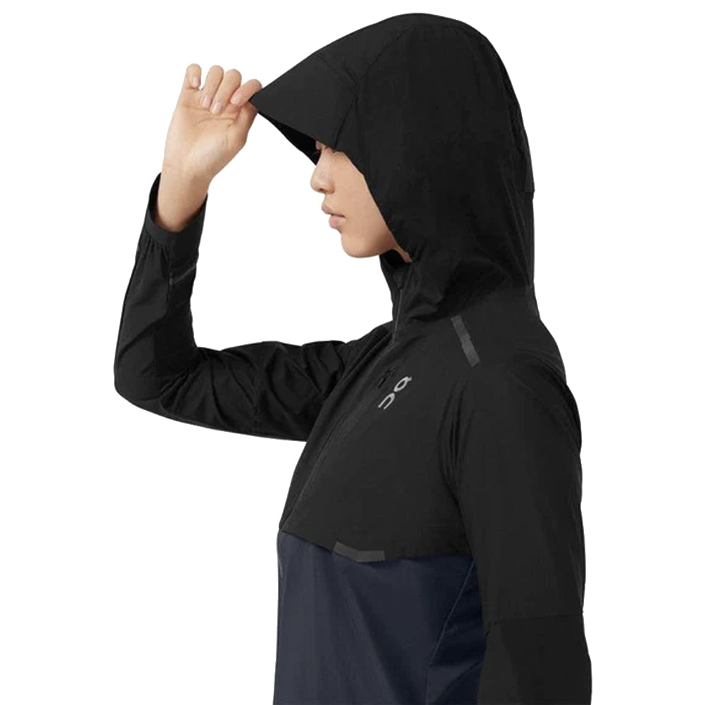 On Running Weather Women's Running Jacket - Black/Navy