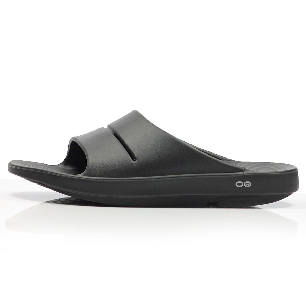 OOfos Unisex OOahh Recovery Slide - Black