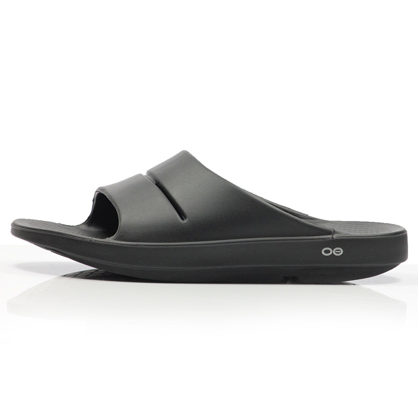 OOfos Unisex OOahh Recovery Slide - Black
