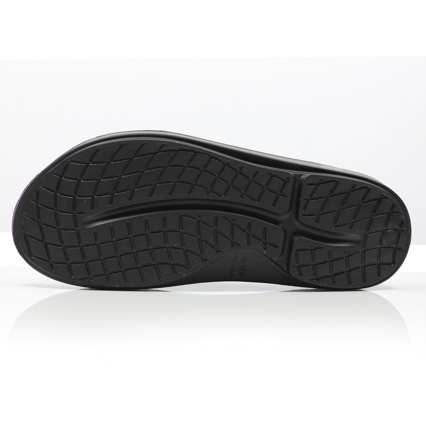 OOfos Unisex OOahh Recovery Slide - Black