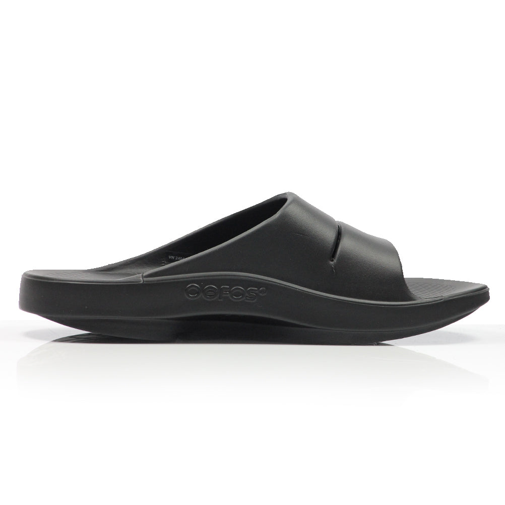 OOfos Unisex OOahh Recovery Slide - Black
