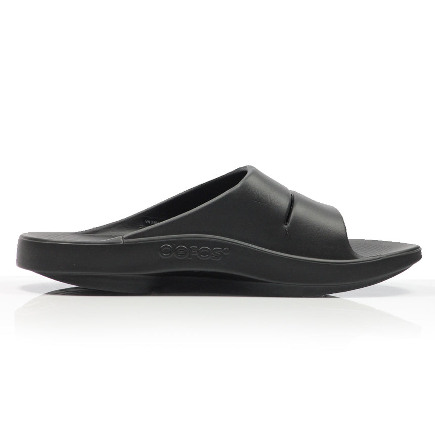 OOfos Unisex OOahh Recovery Slide - Black