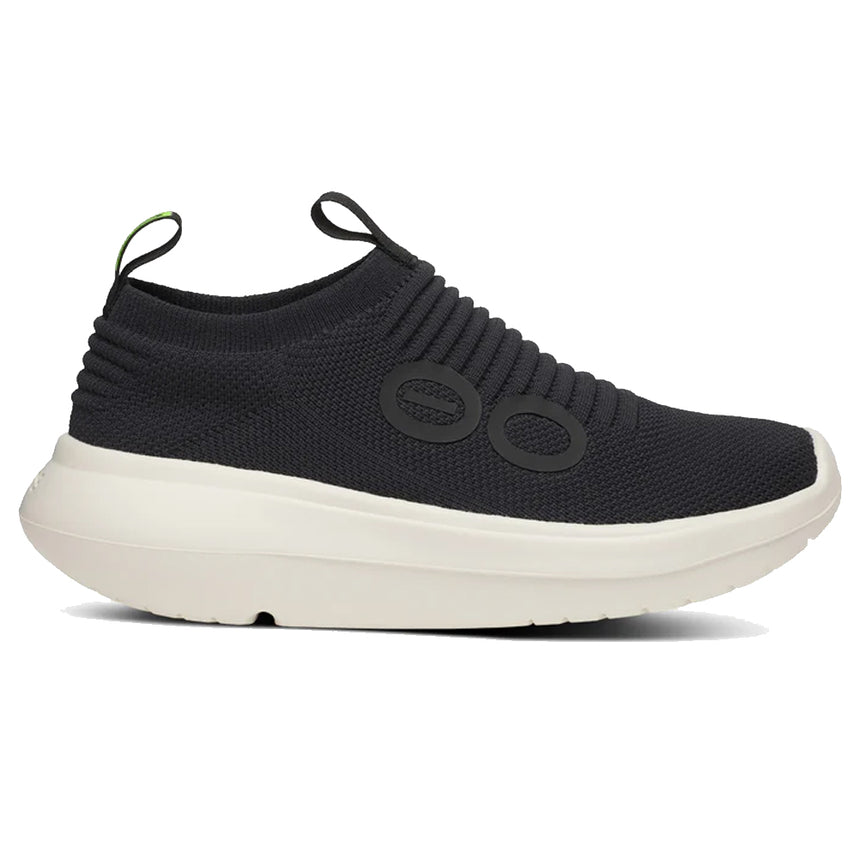 oofos Oomy Zen Chalk Black back