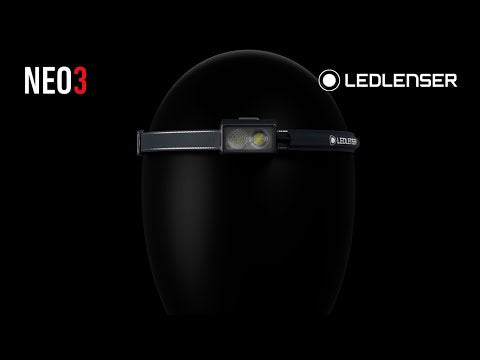 Ledlenser NEO3 Head Torch - Black/Blue