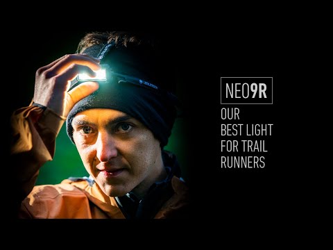 Ledlenser NEO9R Head Torch With Chest Strap - Grey/Blue