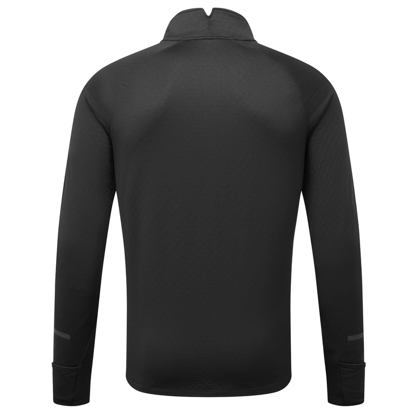 Ronhill Tech Prism Halfzip Long Sleeve Men's Running Top - Black/Charcoal