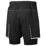 Ronhill Tech Afterhours Men's Twin Running Short  - All Black