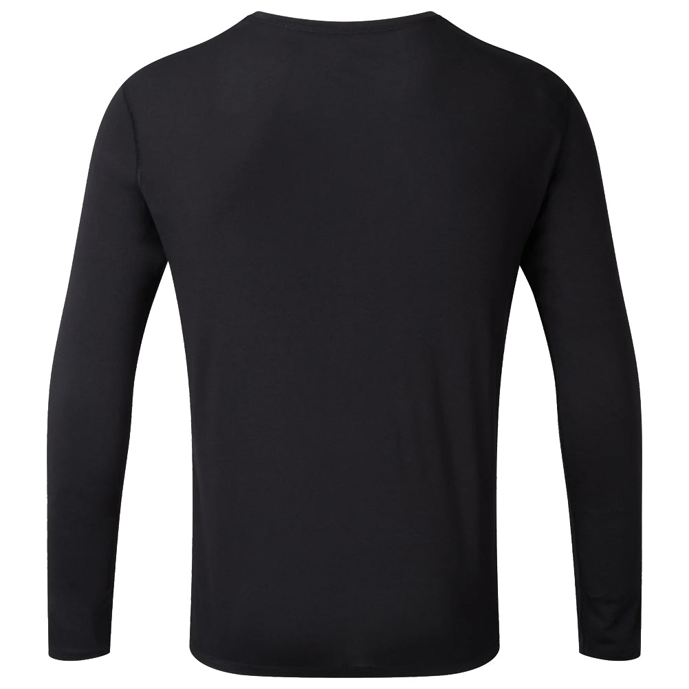 Ronhill Core Long Sleeve Men's Running Tee - Black/Bright White