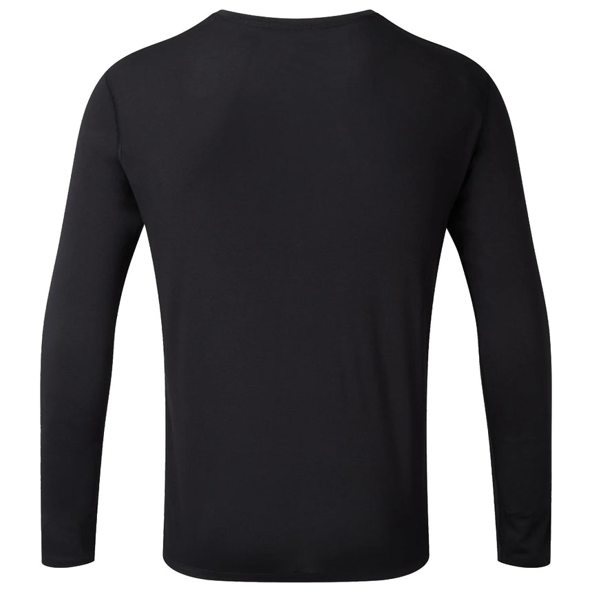 Ronhill Core Long Sleeve Men's Running Tee - Black/Bright White