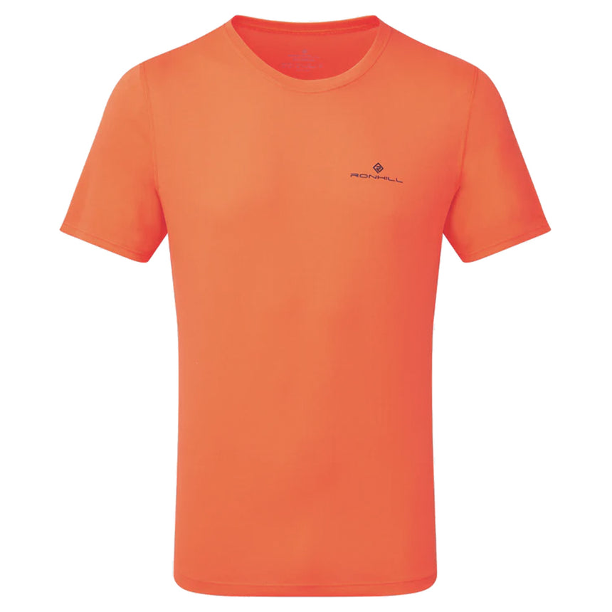 Ronhill Core Short Sleeve Men's Running Tee -  Fluo Orange/Legion