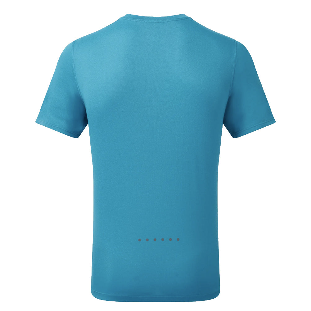 Ronhill Core Short Sleeve Men's Running Tee - Petrol/Fluo Orange