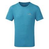 Ronhill Core Short Sleeve Men's Running Tee - Petrol/Fluo Orange