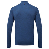 Ronhill Life Practice Halfzip Long Sleeve Men's Running Top - Dark Cobalt Marl/Sunray