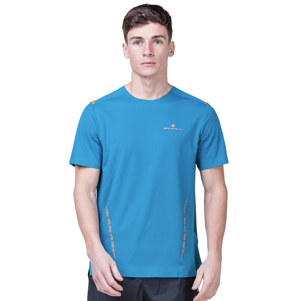 Ronhill Tech Race Short Sleeve Men's Running Tee - Petrol/Legion Blue