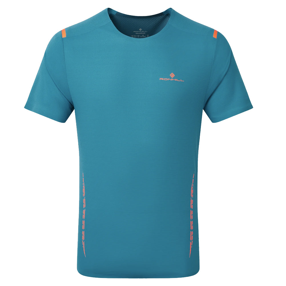 Ronhill Tech Race Short Sleeve Men's Running Tee - Petrol/Legion Blue