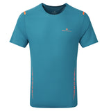 Ronhill Tech Race Short Sleeve Men's Running Tee - Petrol/Legion Blue