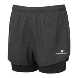 Ronhill Core Twin Women's Running Short - All Black