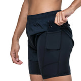 Ronhill Core Twin Women's Running Short - All Black