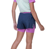 Ronhill Tech Race Twin Women's Running Short - Dark Navy/Fuschia